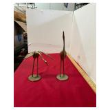 2 Brass Herons