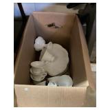 Milk Glass Snack Trays