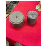 2 Vintage Tins