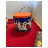 Vintage Halloween Ghost Band Tin