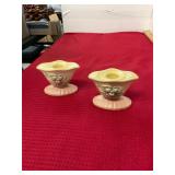 Pair of Hull Candle Holders