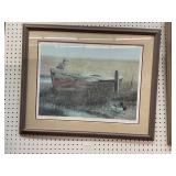 Raymond Bell Duck Signed Print