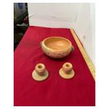 3 Piece Weller Pottery Set