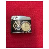 Vintage Buler Swiss Made Clock Lighter