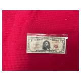 1963 $5 Red Seal Note