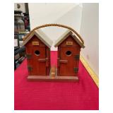 His and Hers Bird House Outhouse