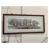 Large Framed and Matted Print