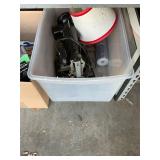 Sewing Machine, Lamp, and Assorted Lot