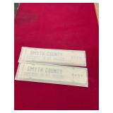 2 Smyth County License Plate Toppers
