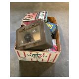 Flashbulbs and Vintage Camera Assorted Box Lot