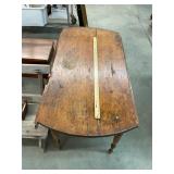 Antique Primitive Wooden Drop-leaf Table
