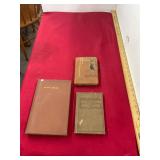 3 Antique Poetry Books