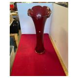 Tall Art Glass Vase