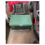 Vintage Coleman Cooler with 3 Jugs