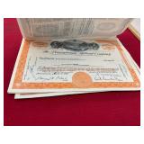 Vintage Railroad Train R.R. Stock Certificates