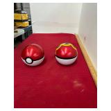 2 Pokï¿½mon Balls with Cards