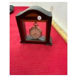 Antique Elgin Gold Filled Pocket Watch w/ Stand