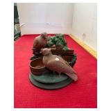 Antique Bird Smoking Stand
