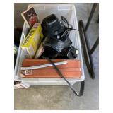 Cameras, Carrying cases assorted box lot