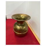 Vintage Brass Cigar Advertising Spittoon