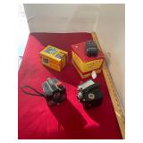 2 Cameras and Supplies Lot