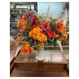 Vase with Artificial Flowers