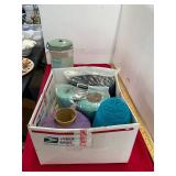 Box Lot of Yarn