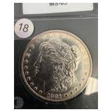 1881-S Morgan Silver Dollar MS-65