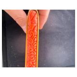 Carved East Asian Coral Cigarette Case
