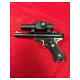 Ruger 22 Cal Mark III Target Pistol with Scope