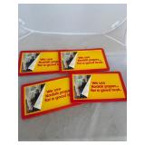 Lot of 4 Kodak Camera Wall Display Advertisements