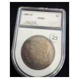 1883-O Morgan Silver Dollar MS-66