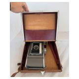 Polaroid Land Camera Model J66 In Leather Case