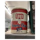 Vintage Lays Potato Chips Tin