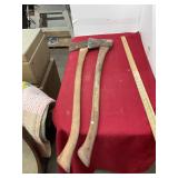 2 Axes 1 Plumb Axe