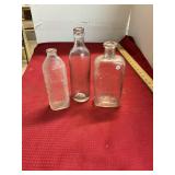 3 Antique Bottles