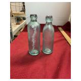 2 Antique Hutch Bottles BAL MD and PA