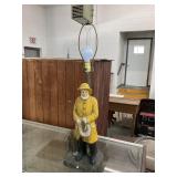 Vintage Ceramic Sailer Lamp