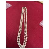 Sterling Clasp Bead Necklace