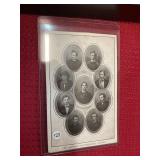"The Conspirators" Lincoln Assassination Post Card