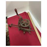 Antique Cast-Iron Hand Crank Blade Sharpener