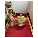 2 Piece Vintage Decorative Lot