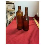 Amber KY and PA Antique Bottles