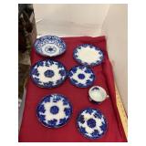 Antique Flow Blue China