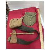 Army Bags & Wooden Axe