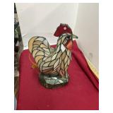 Stained Glass Chicken Lamp