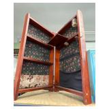 Vintage Folding Sewing Cabinet