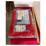 Red & Gray Afghan Blankets