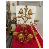 Gold Bird Candle Holder