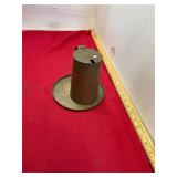 Vintage Brass Fireplace Fire Starter Pot